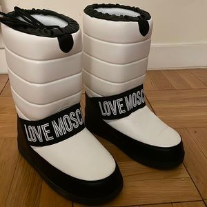 LOVE MOSCHINO BOOTS SIZE 5 for sell WORN ONCE